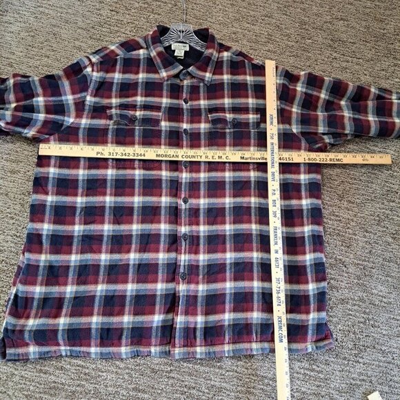 LL Bean Men's XXL Chore Coat Barn Shacket Heavy Winter Gorpcore Fleece Lined - Picture 7 of 10